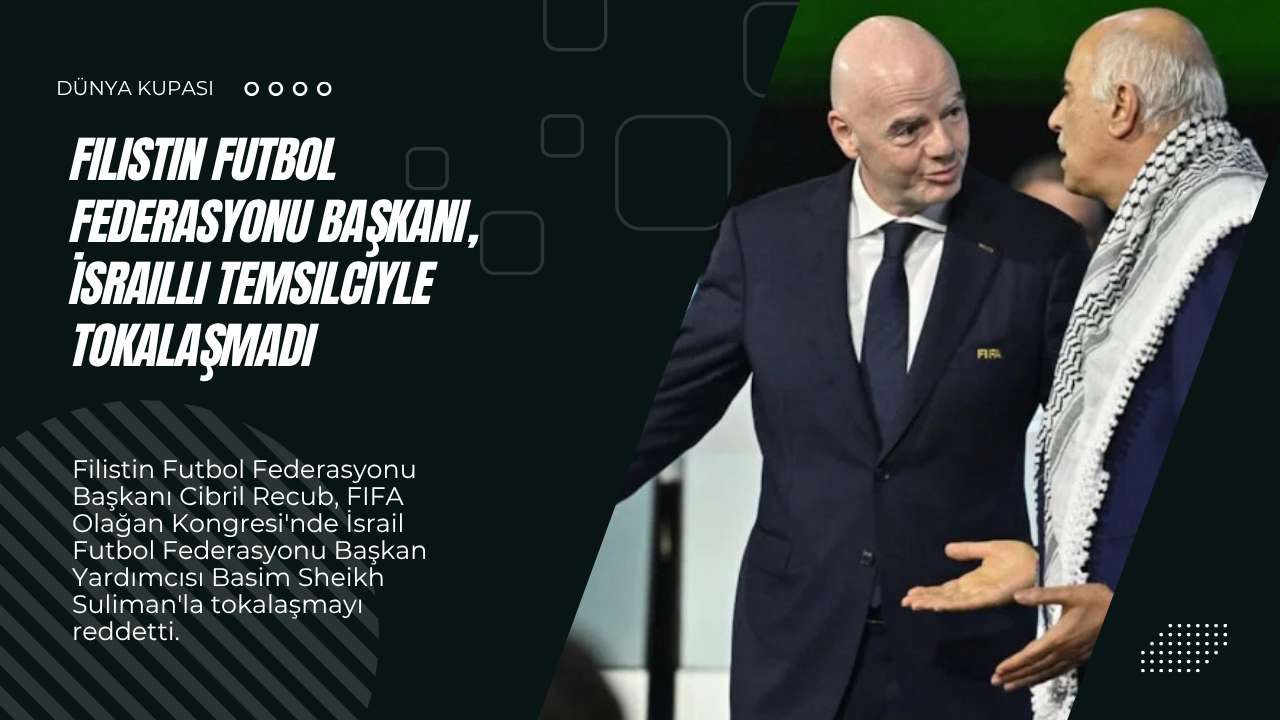 FIFA Kongresi’nde tarihi protesto: “Acı çekiyoruz” diyerek sahneyi terk etti